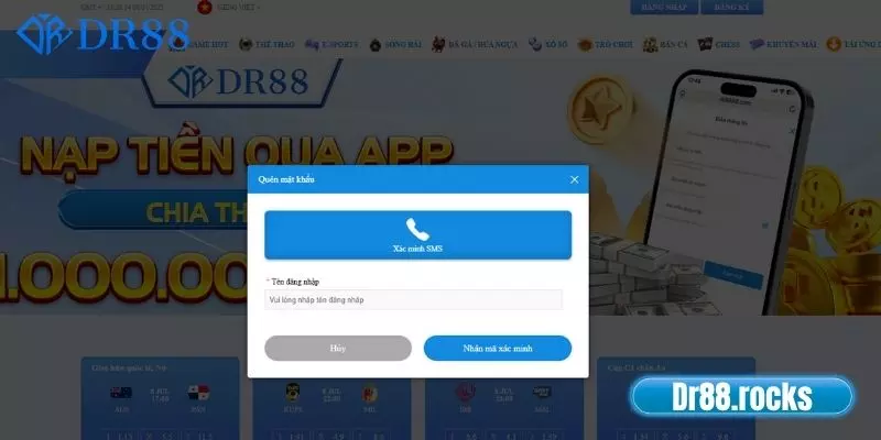Quên Mật Khẩu DR88 - Hướng Dẫn Khôi Phục Acc Nhanh Chóng 2 Hướng dẫn khôi phục mật khẩu DR88 nhanh chóng