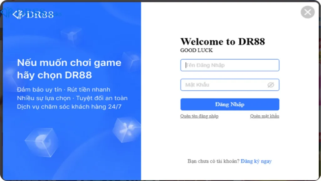 Tham gia cùng DR88 trong 5 bước đơn giản